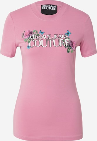 Maglietta di Versace Jeans Couture in rosa: frontale