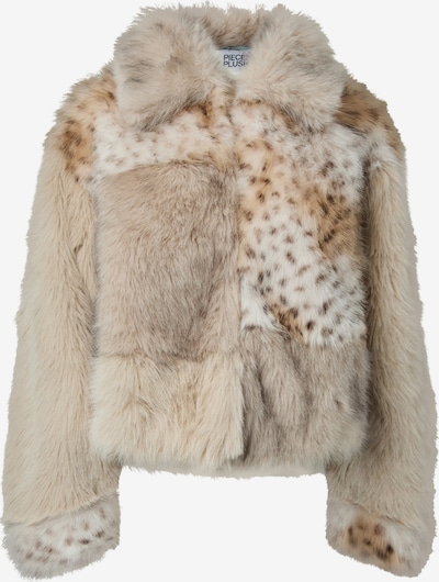 PIECES Välikausitakki värissä kameli / beigenharmaa / offwhite, Tuotenäkymä