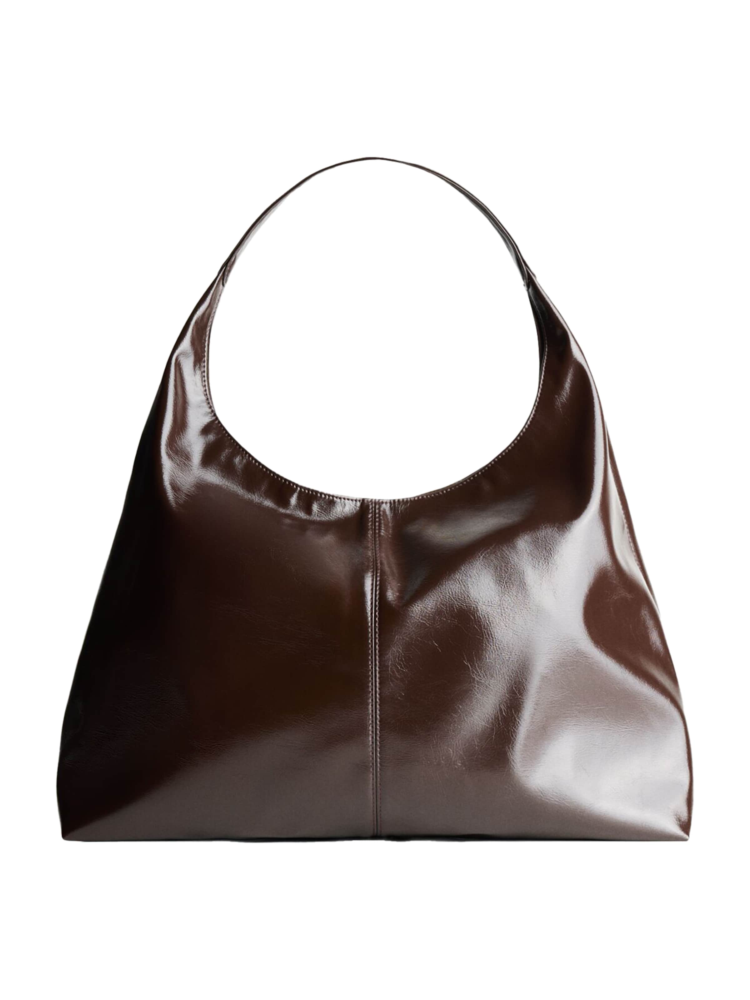 Bershka Axelremsväska i brun: framsida