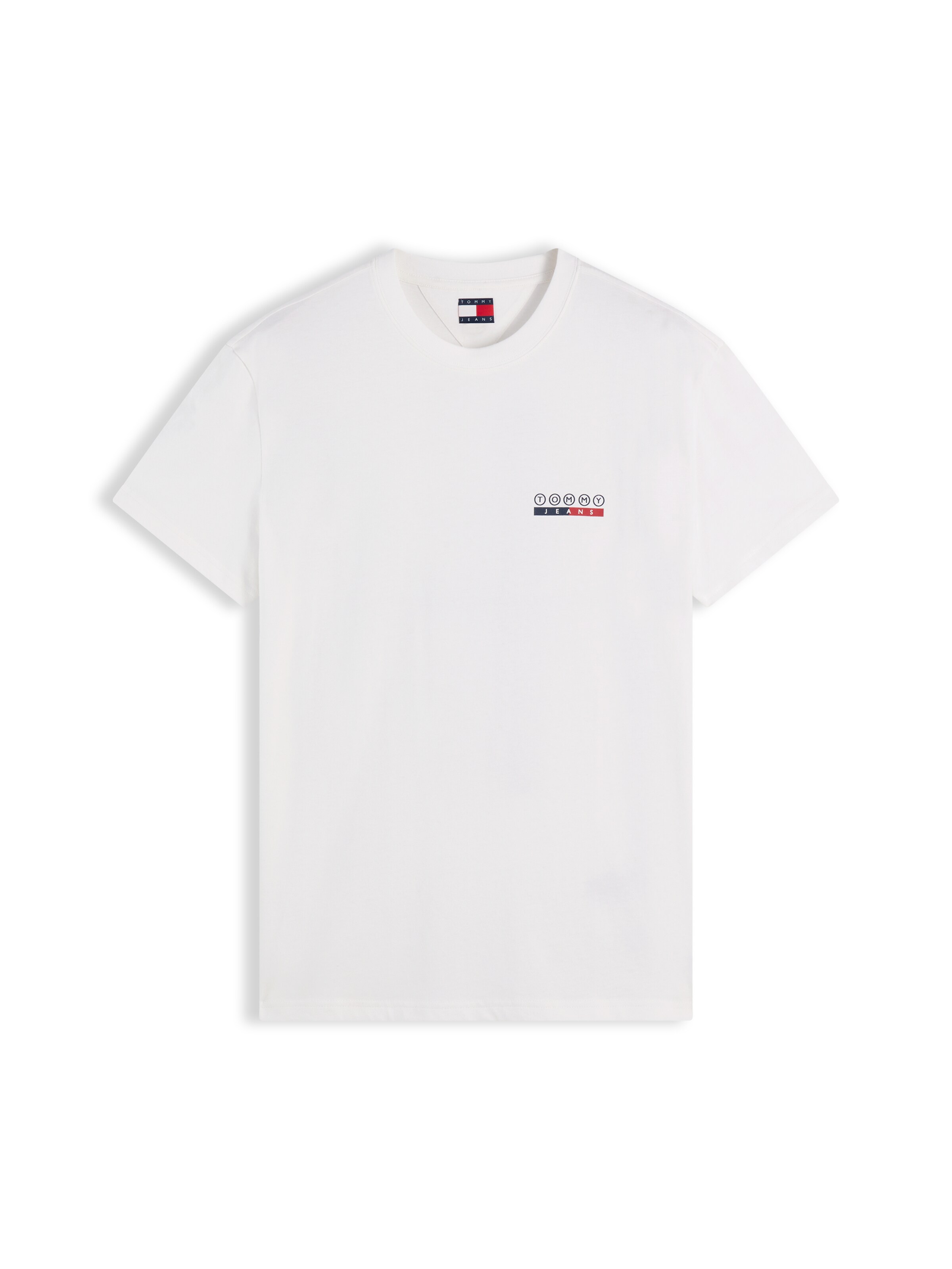 T-Shirt 'DNA' Tommy Jeans en blanc : devant