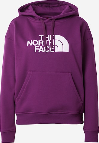 Sweat-shirt 'Drew Peak' THE NORTH FACE en violet : devant