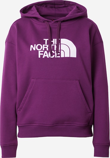 THE NORTH FACE Sweater majica 'Drew Peak' u ljubičasta / bijela, Pregled proizvoda