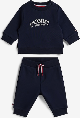 TOMMY HILFIGER Träningsoverall i blå: framsida