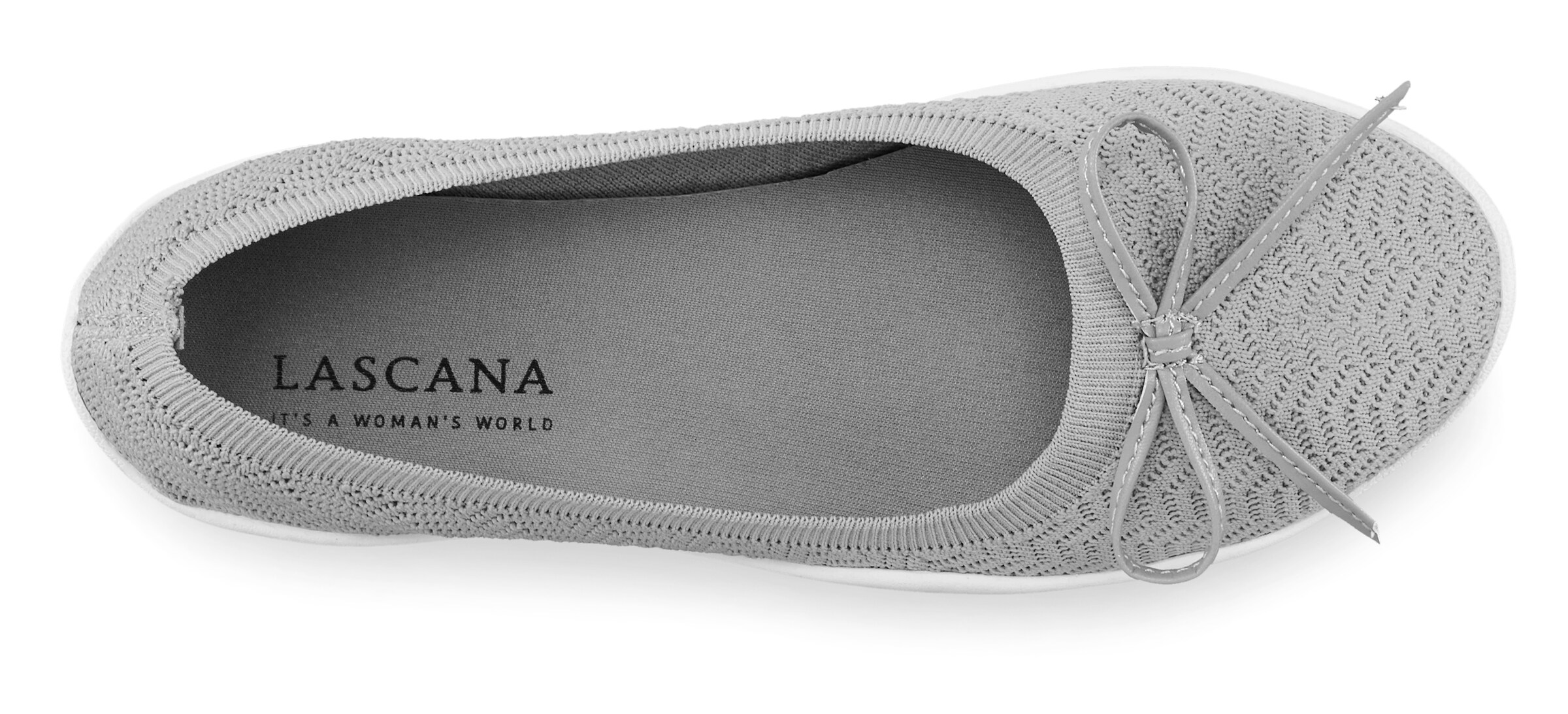 LASCANA Ballerina i grå