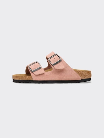 BIRKENSTOCK Pantoletter 'Ciabatta Arizona Suede Leather Pink Clay' i pink: forside