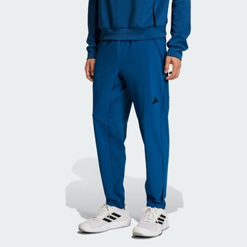 ADIDAS PERFORMANCE Regular Sports trousers 'D4T' in Blue: front