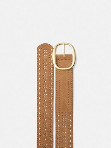 Ceinture Bershka en marron