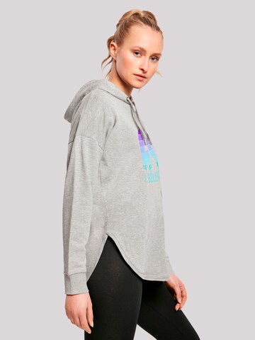 F4NT4STIC Sweatshirt 'I Believe UFO Alien Raumschiff Retro' in Grijs