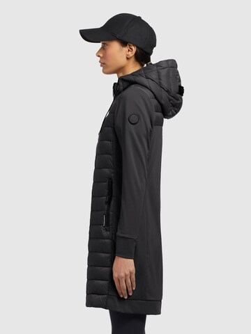 Manteau mi-saison 'Ruth' khujo en noir