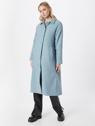 MSCH COPENHAGEN Between-Seasons Coat 'Jolana' in Blue: front