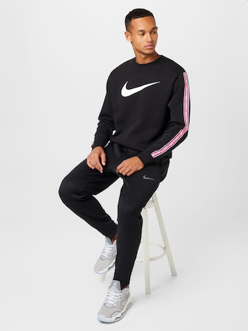 Bluză de molton de la Nike Sportswear pe negru