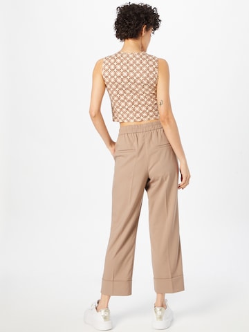 ESPRIT Regular Pleated Pants in Brown