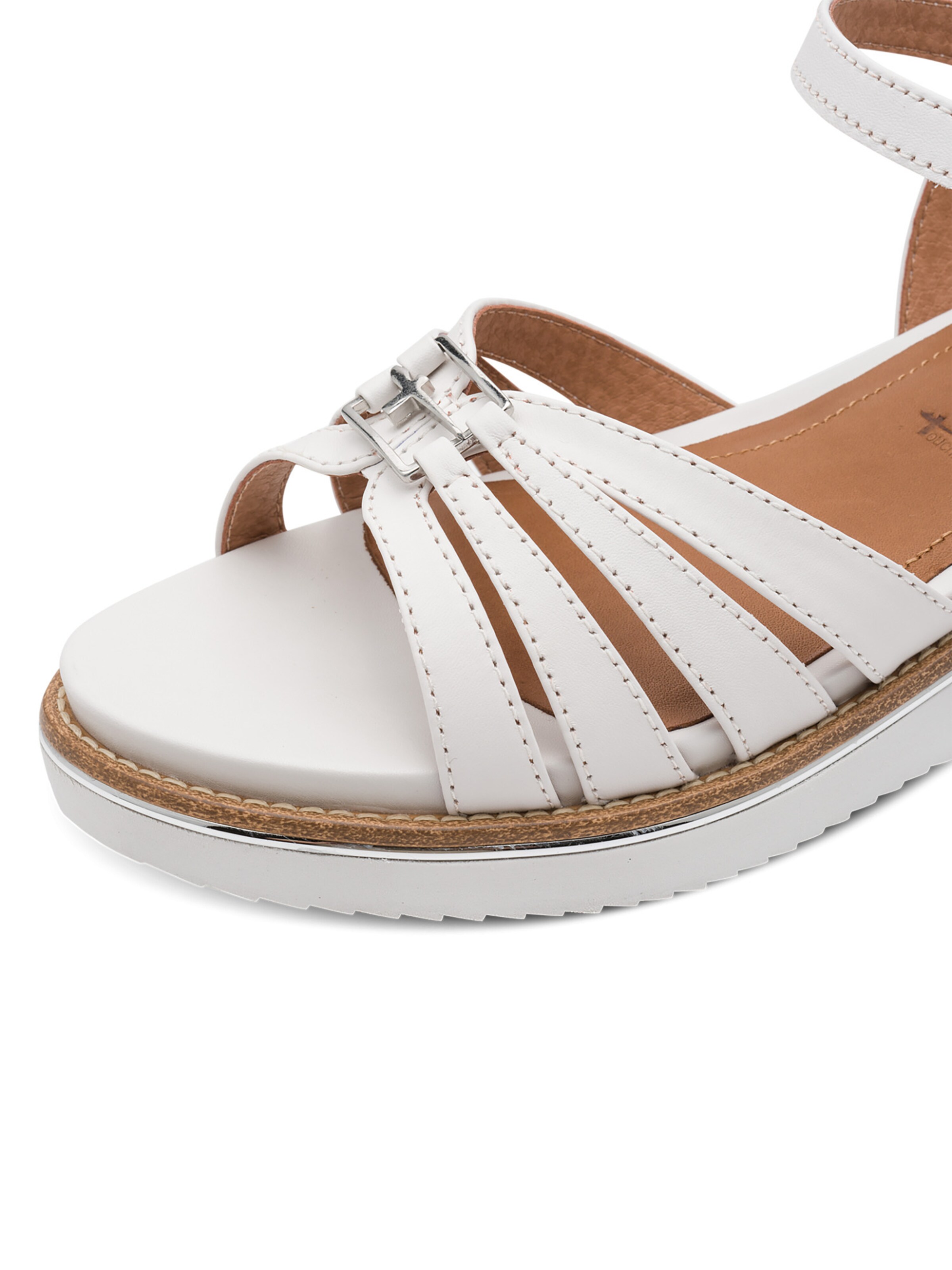 Tamaris - Sandálias com tiras em branco