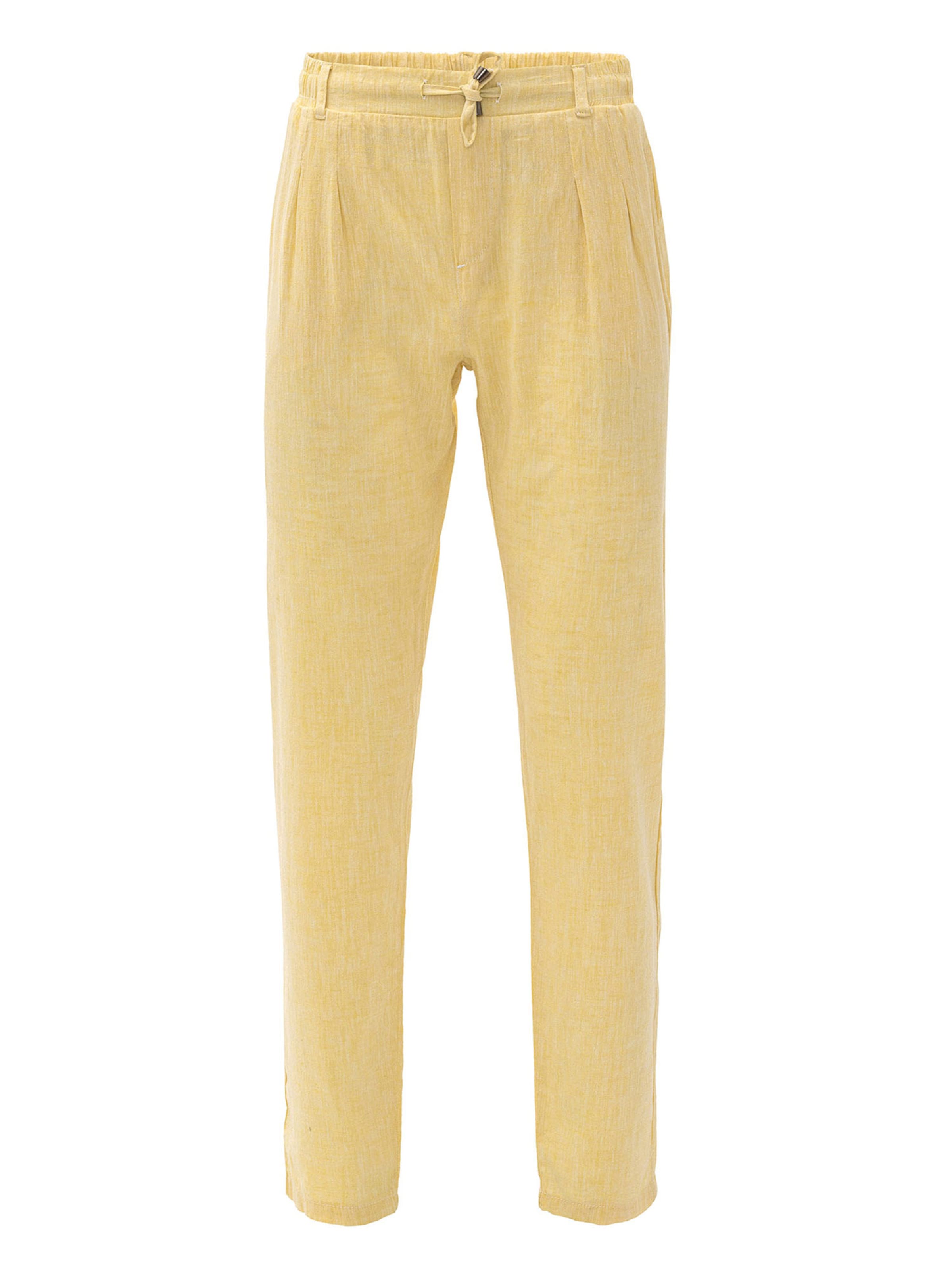 By Diess Collection Slimfit Bukser i gul: forside