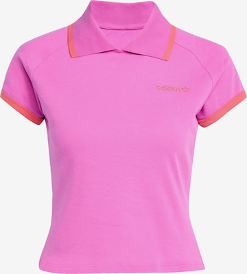 ADIDAS ORIGINALS Majica 'Polo' | roza barva: sprednja stran