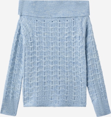 MANGO TEEN Neulepaita 'Wavy' värissä sininen: etupuoli