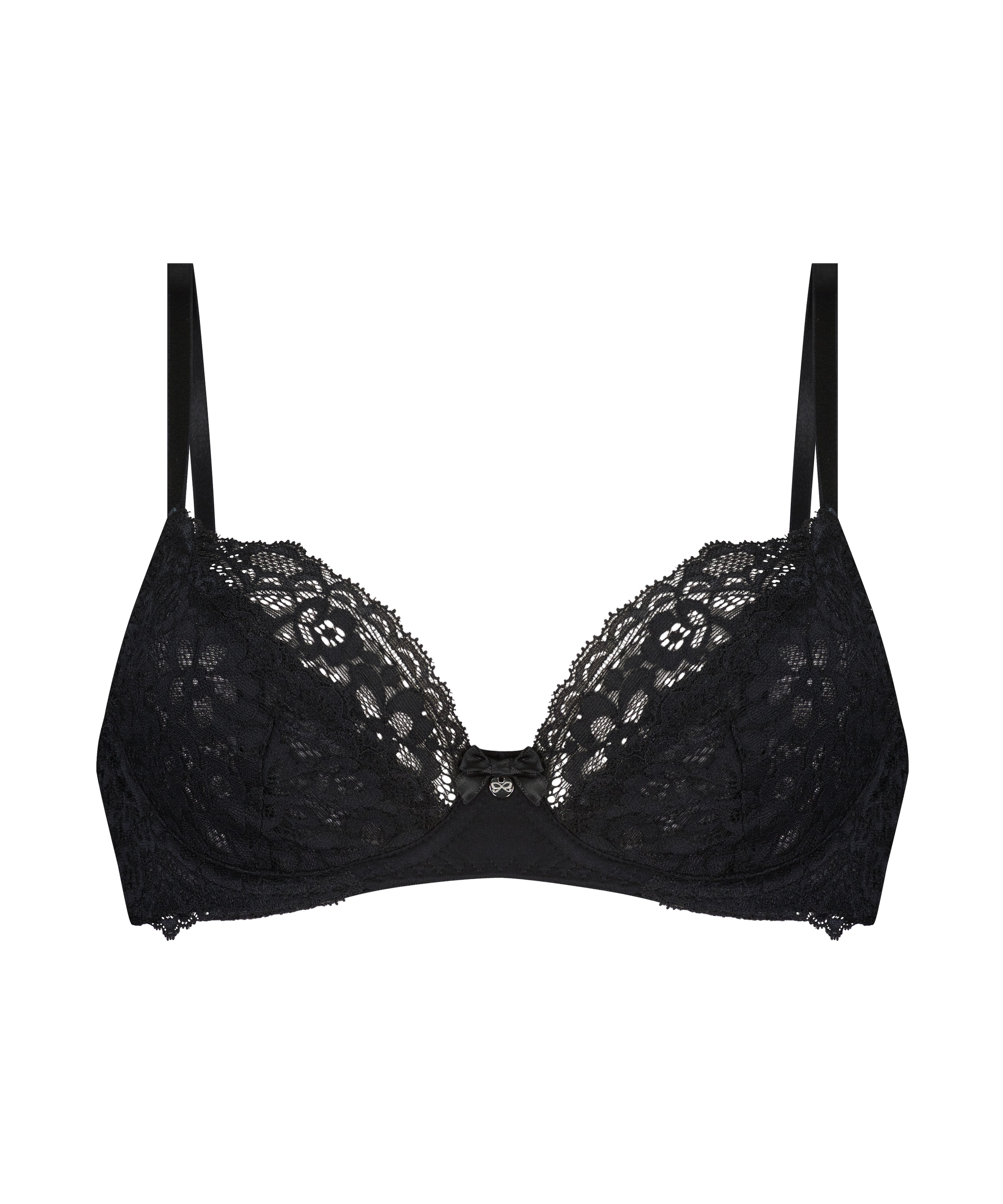 T-shirt Reggiseno &#x27;Marine&#x27; di Hunkemöller in nero: frontale