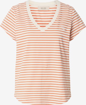 MOS MOSH Póló 'MMKala' - barna: elől