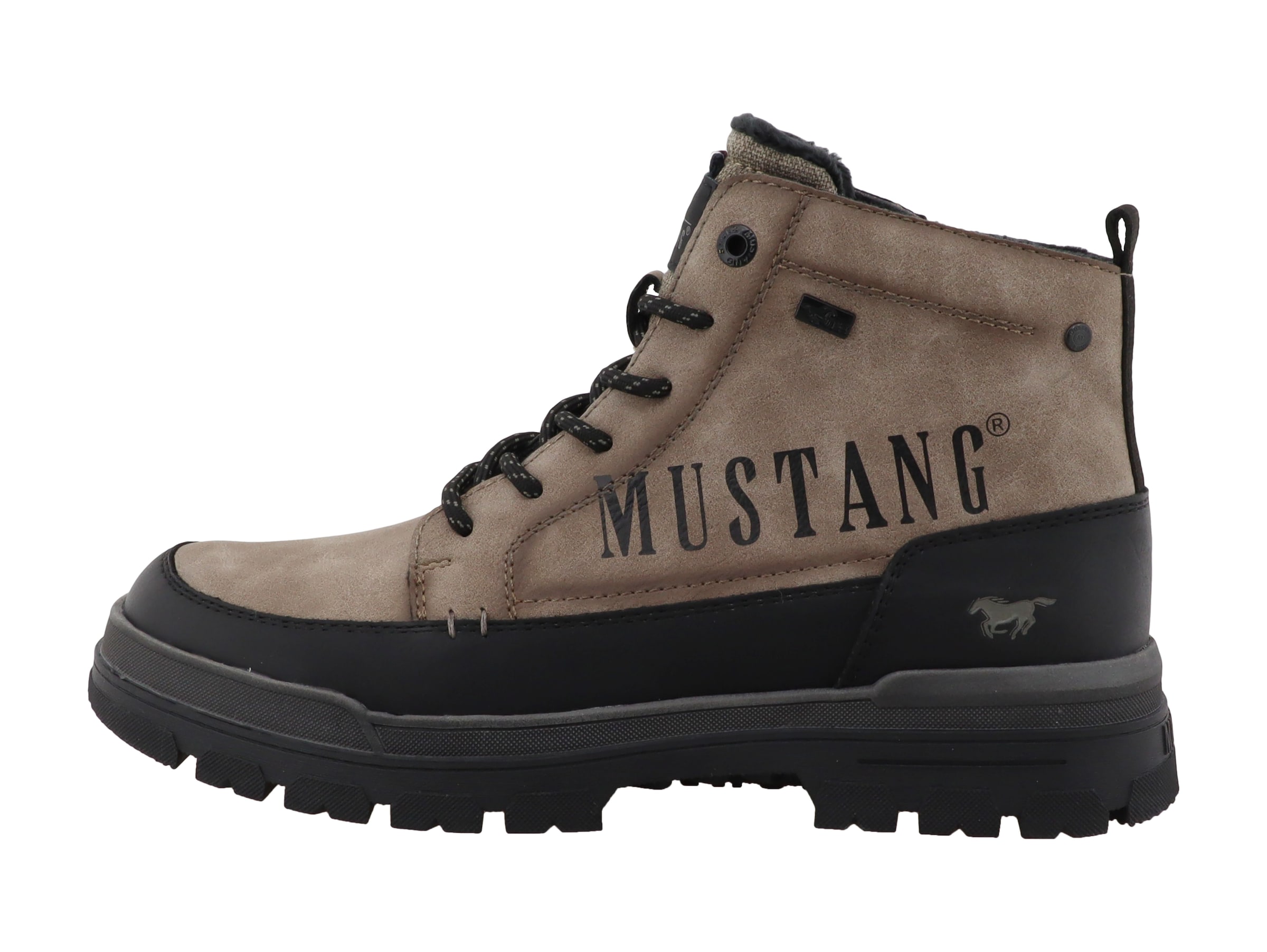 Boots stringati 'Peppin' di MUSTANG in grigio: frontale