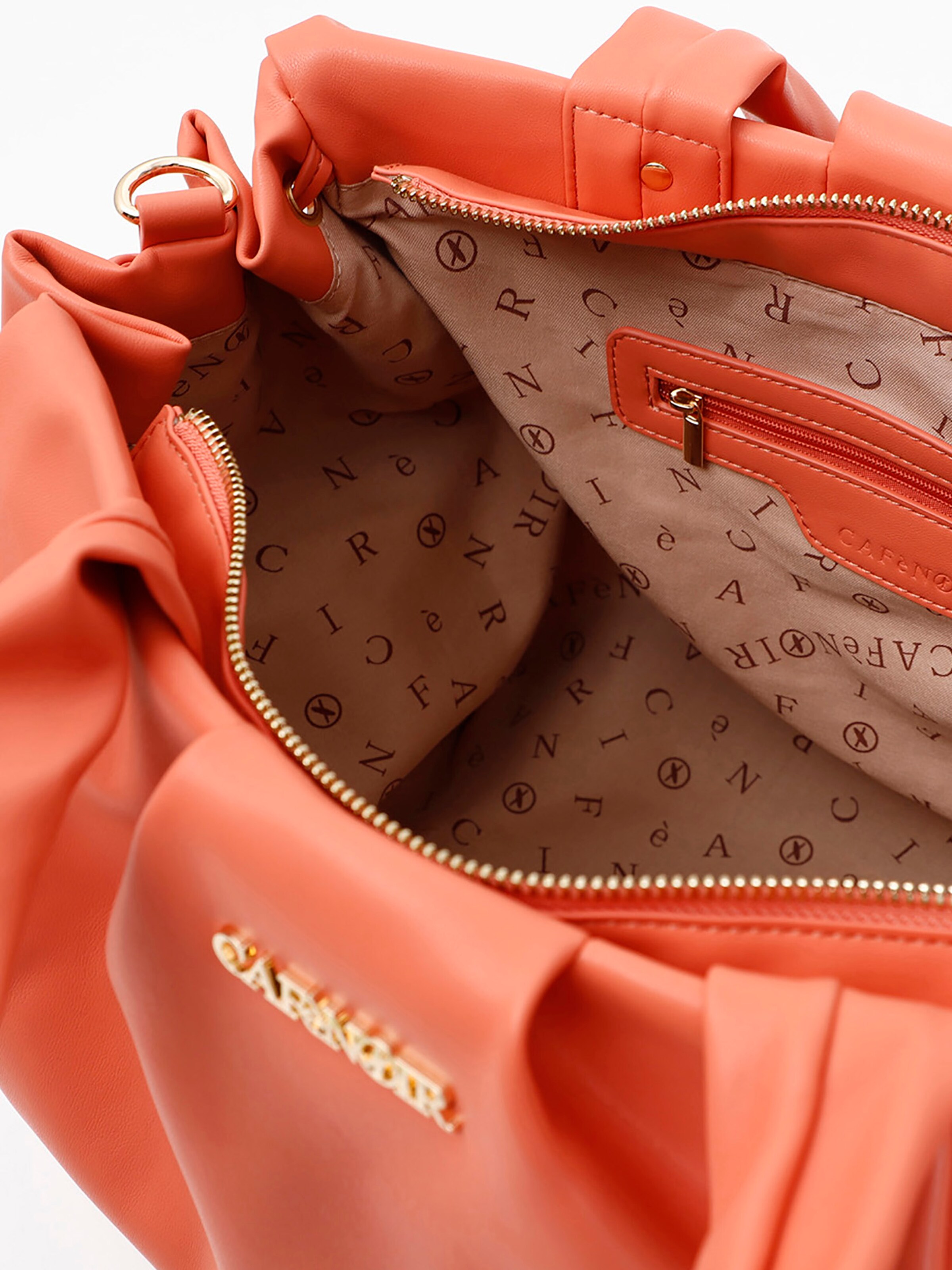 Borsa a sacco di CAFè NOIR in arancione