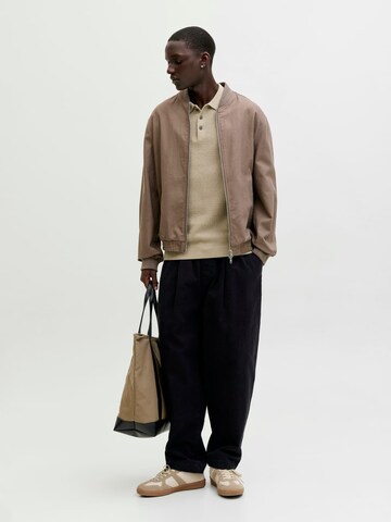 JACK & JONES Shirt 'Bluriley' in Beige