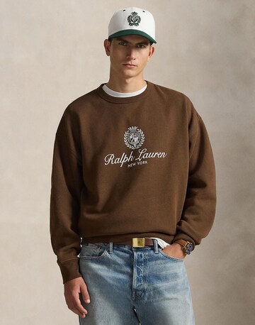 Felpa di Polo Ralph Lauren in marrone: frontale