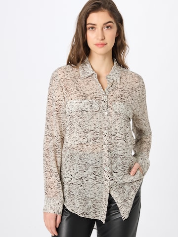 SAND COPENHAGEN Blouse 'Nami' in Brown: front