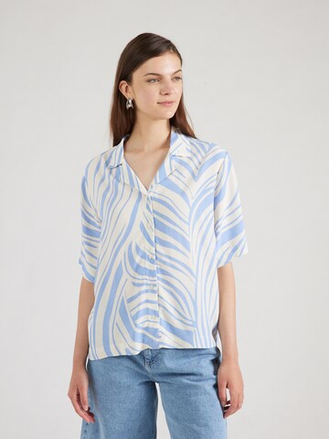 Soft Rebels Bluse 'Billy' in Blau: Vorderseite