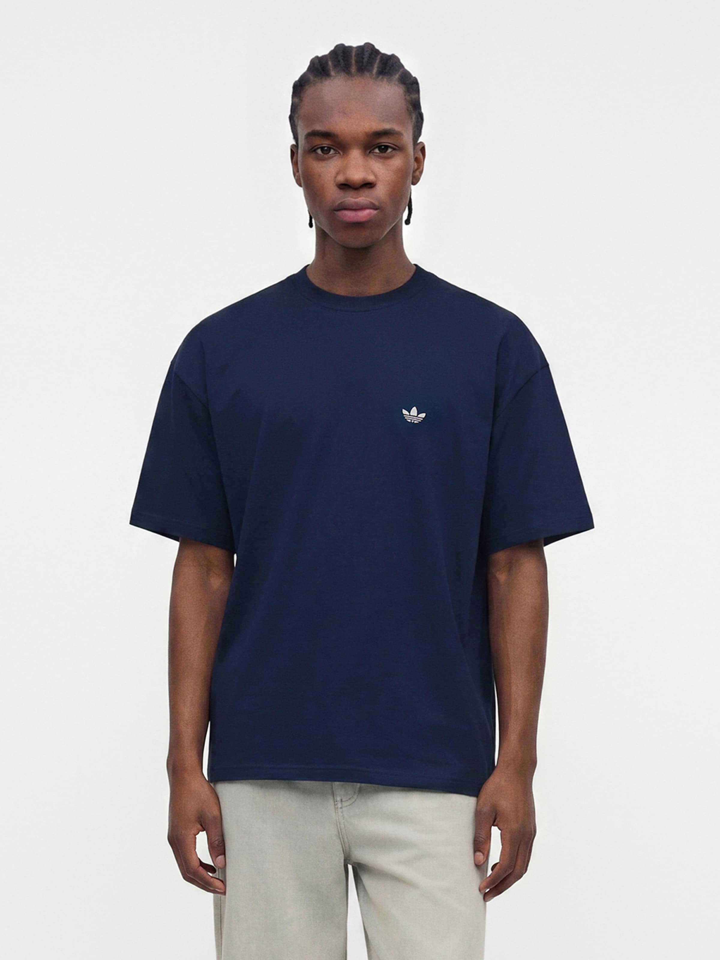 ADIDAS ORIGINALS Tricou 'Trefoil Essentials' pe Bleumarin | ABOUT YOU