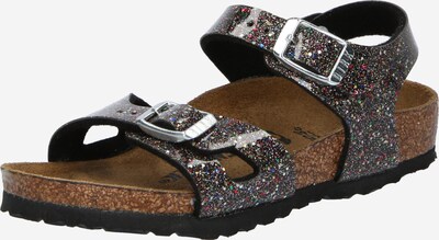 BIRKENSTOCK Otevřená obuv 'Rio' - modrá / červená / černá / stříbrná, Produkt