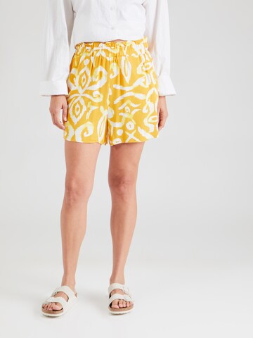 ONLY Loose fit Trousers 'ALMA' in Yellow: front