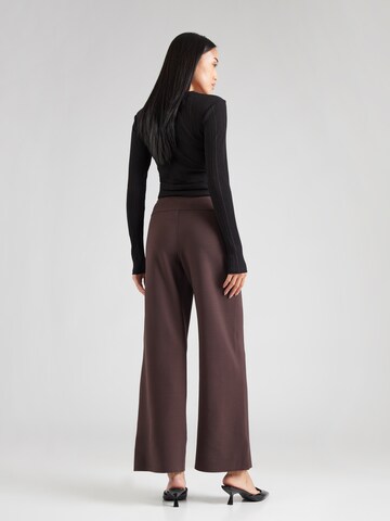 ONLY Wide leg Broek 'ONLCLEVER' in Bruin