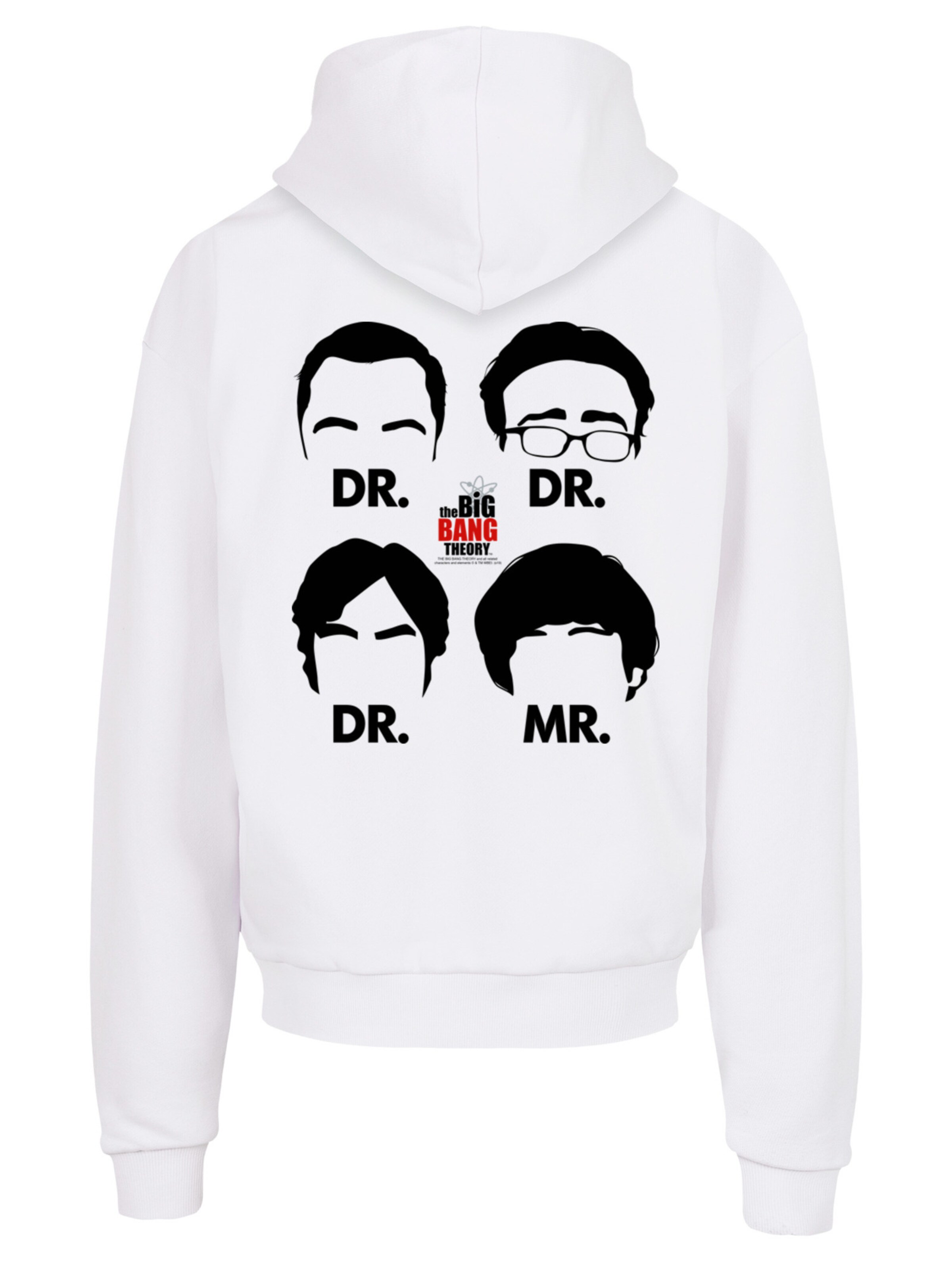 F4NT4STIC Sweatshirt in White: front