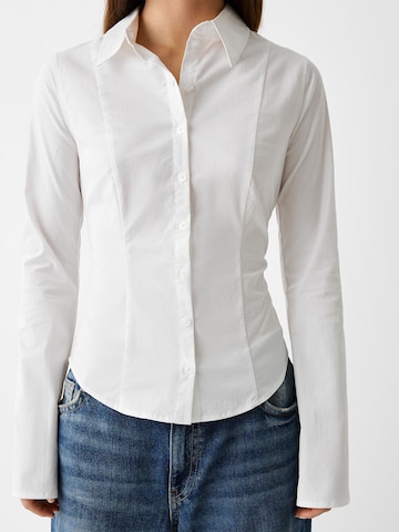 Bershka Blouse in White