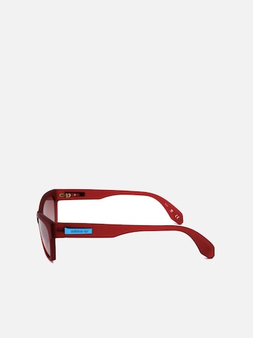 ADIDAS ORIGINALS Zonnebril 'Adidas Original OR0010 Shiny black 54/16/135 Women Sunglasses' in Rood