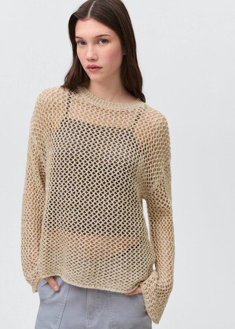 MANGO TEEN Sweater 'Topo' in Beige: front