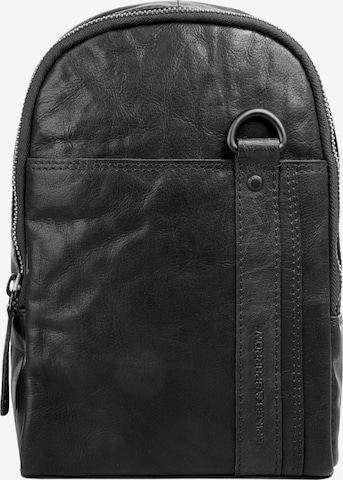 Spikes & Sparrow Crossbody Bag in Black: front