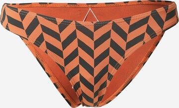 Bas de bikini BILLABONG en marron : devant