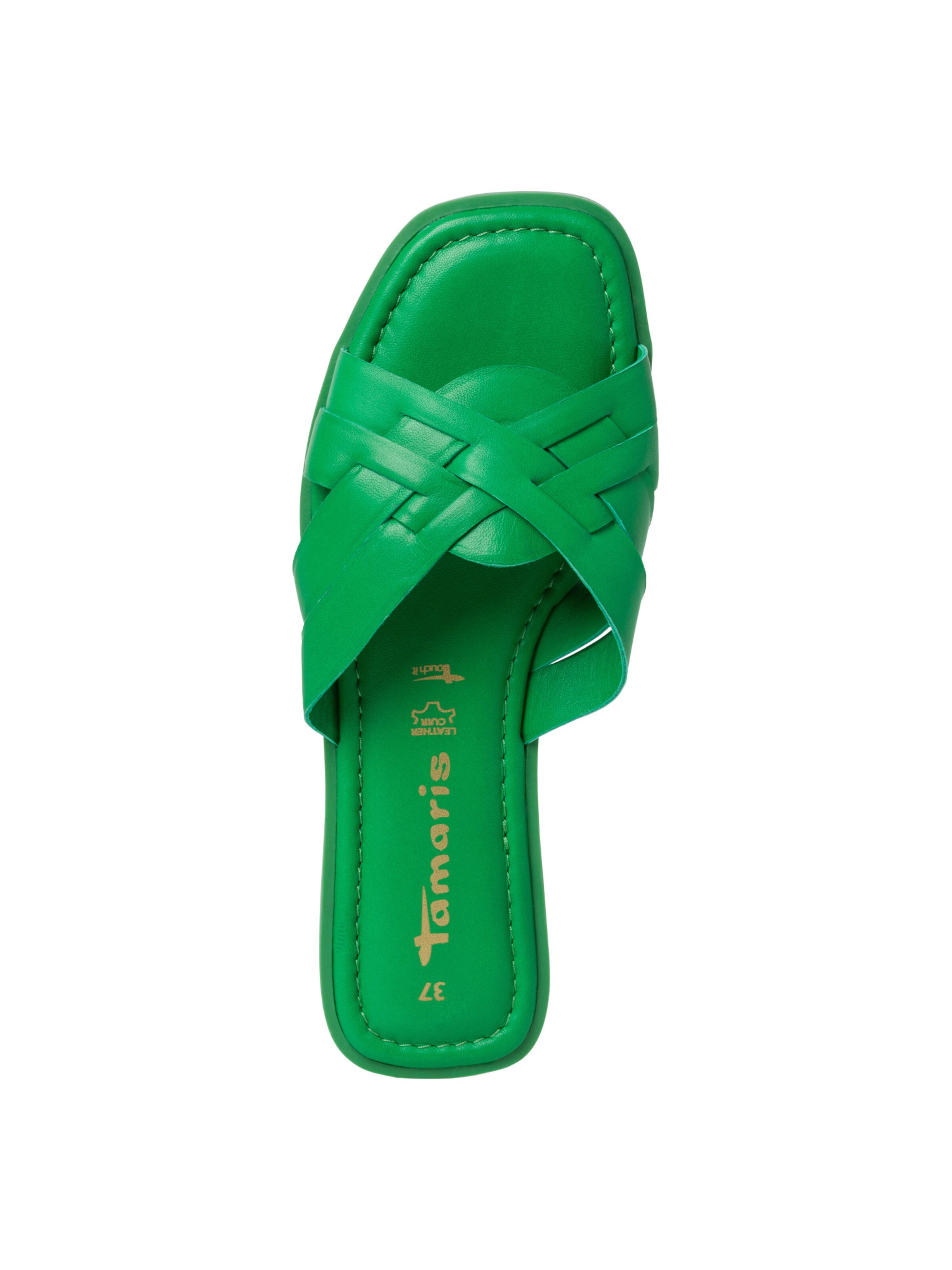 Tamaris Mules in Green