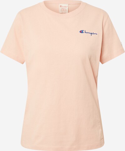 Champion Reverse Weave T-Shirt in marine / pfirsich, Produktansicht