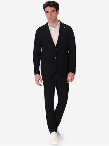 Distretto12 Slim Fit Sakko in Schwarz