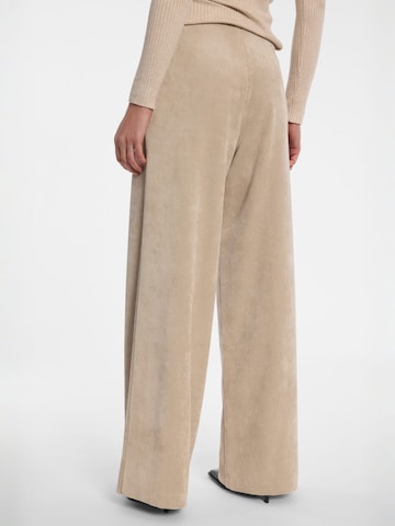 Ana Alcazar Regular Trousers 'Enliri' in Beige