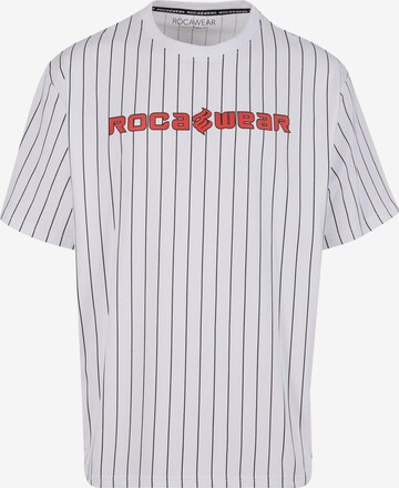 ROCAWEAR - Camiseta 'Coles' en blanco: frente