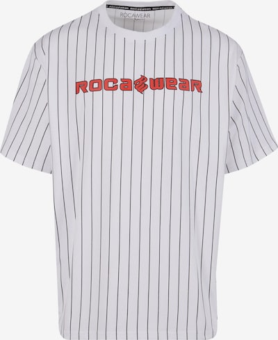 ROCAWEAR Majica 'Coles' u crvena / crna / bijela, Pregled proizvoda