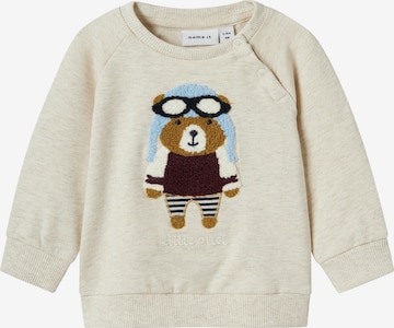 NAME IT Sweatshirt 'NBMKIDDY' in Beige: Vorderseite