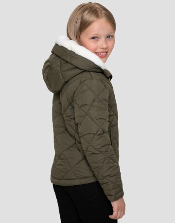 Threadgirls Winter jacket 'Diamond Quilted Flame' in Green