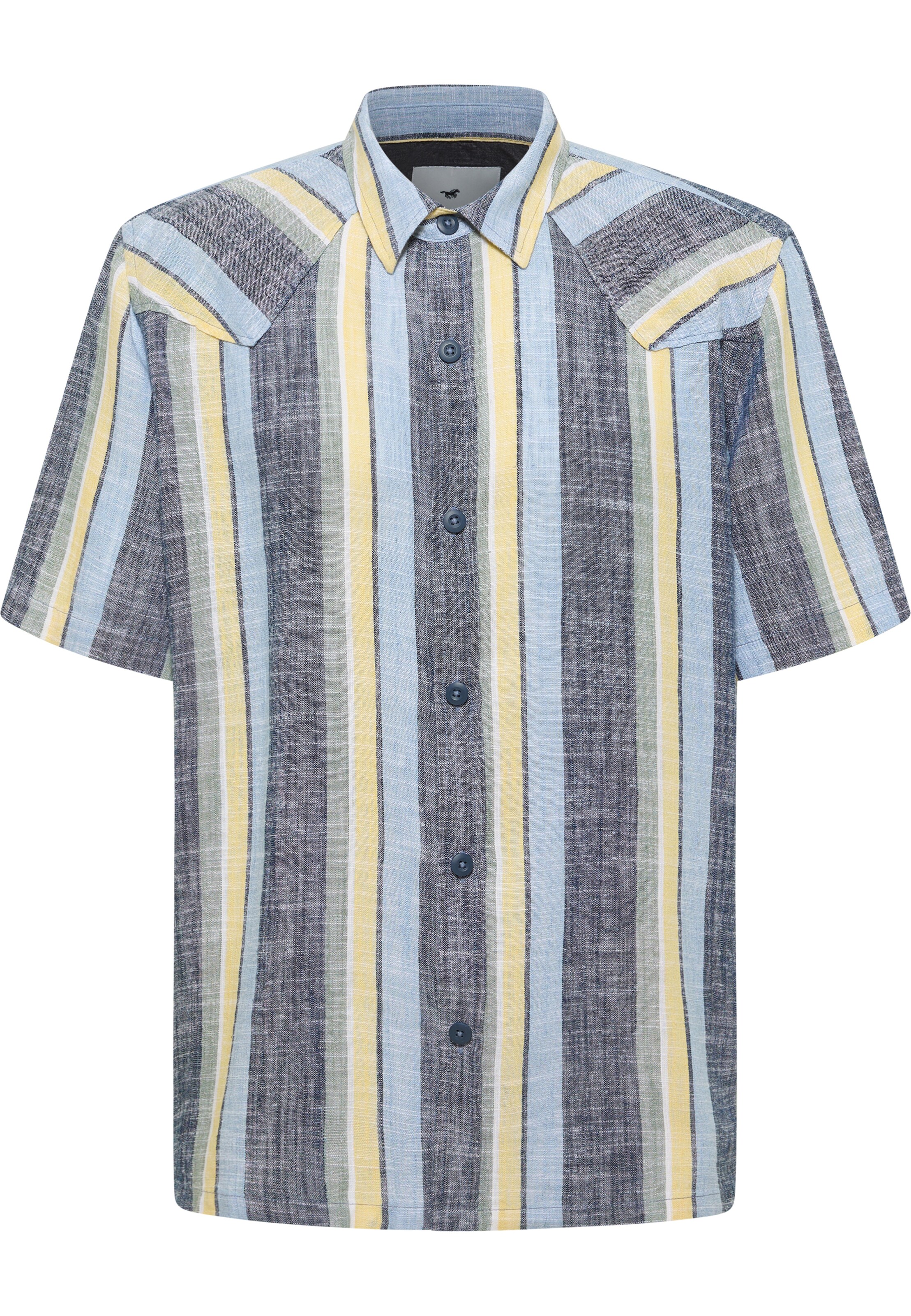 MUSTANG Regular fit Button Up Shirt in Mixed colours: front