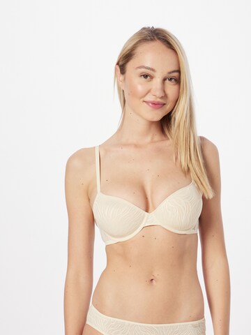 Invisible Soutien-gorge Calvin Klein Underwear en beige : devant