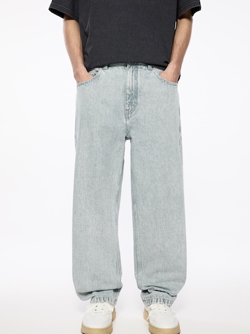 Pull&Bear Loosefit Jeans i blå: forside