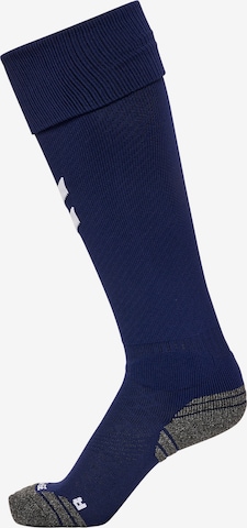 Hummel Sportsocken 'Pro' in Blau: Vorderseite